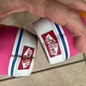 Vans | Shoes | Vans Blue And Orange Loafers | Poshmark display picture 3